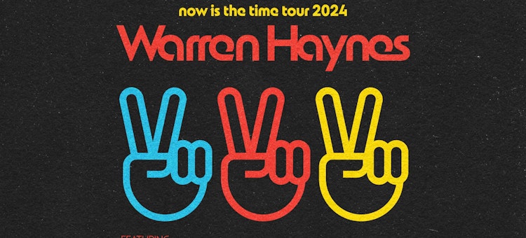Warren Haynes Now Is The Time Tour